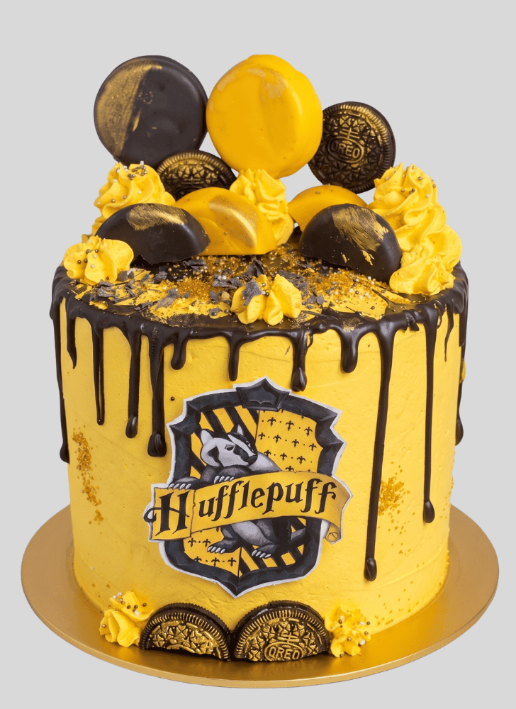 Radiant Hufflepuff Cake