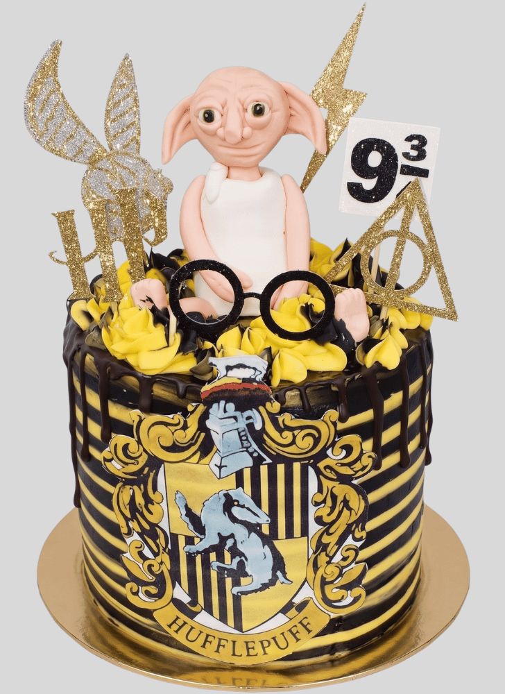 Ravishing Hufflepuff Cake