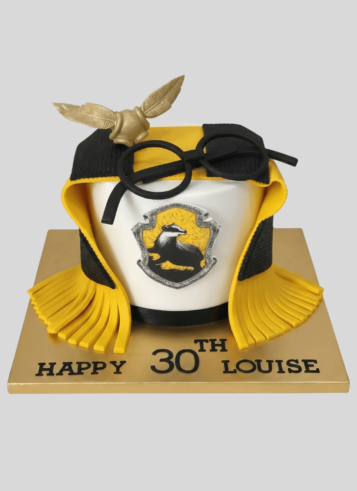 Slightly Hufflepuff Cake