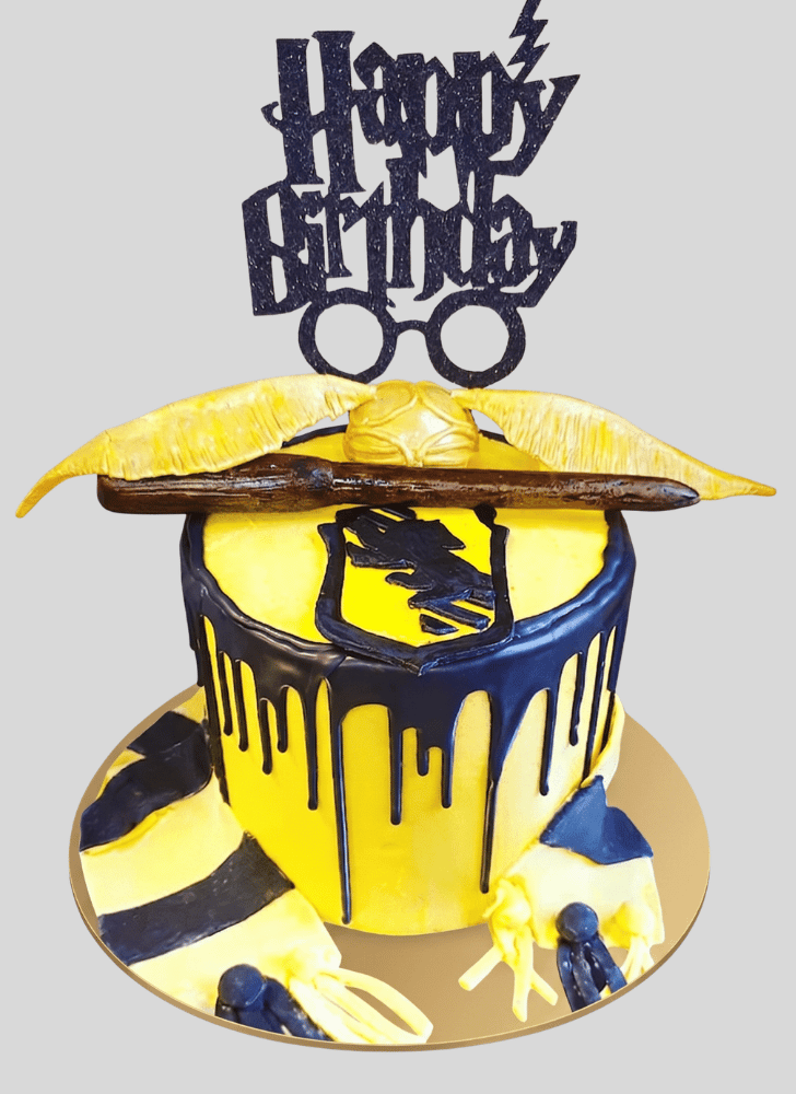 Stunning Hufflepuff Cake
