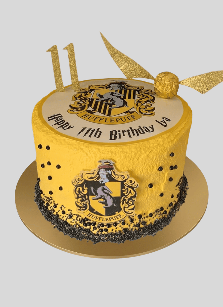 Superb Hufflepuff Cake