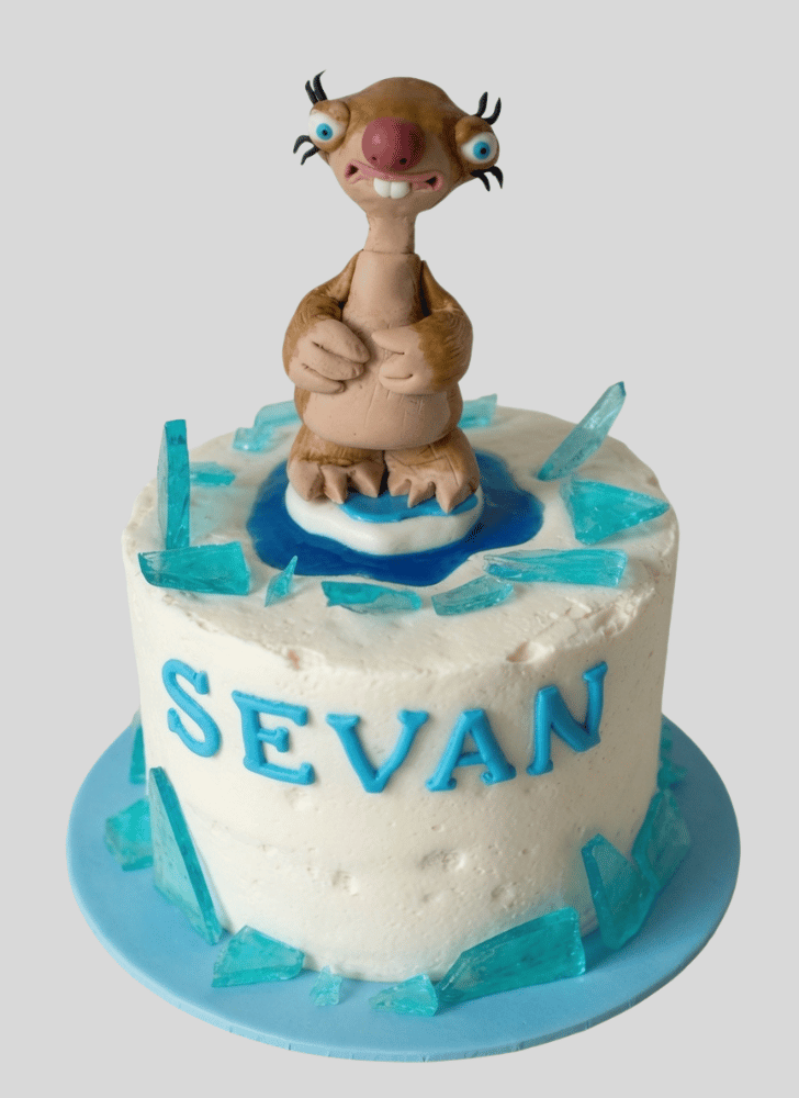 Admirable Ice Age Cake Design