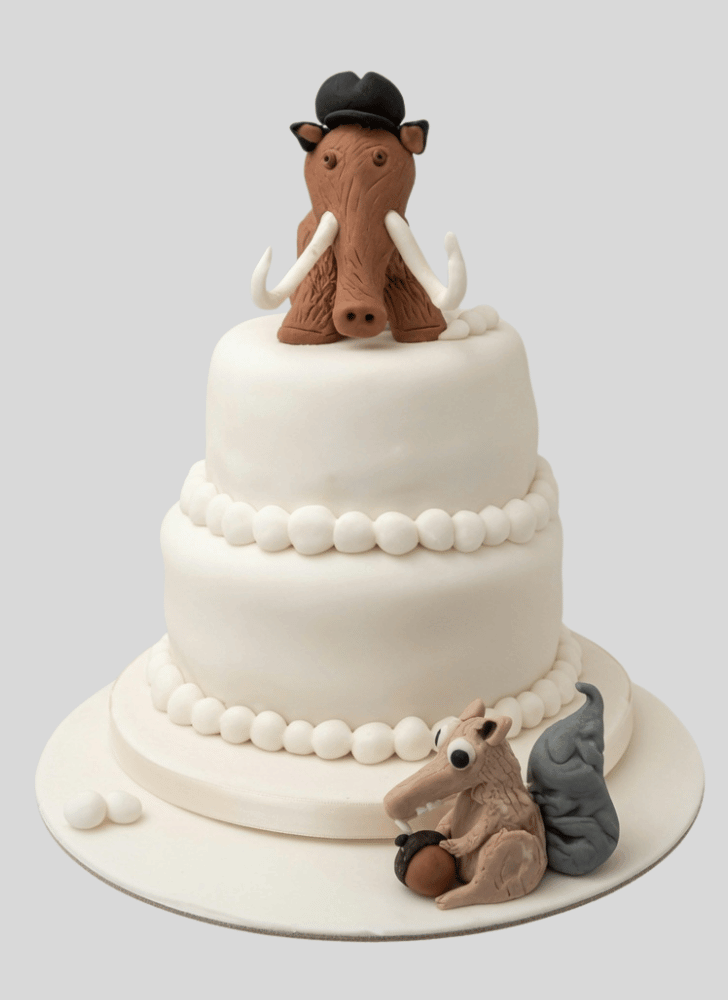 Exquisite Ice Age Cake