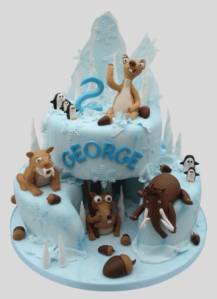 Good Looking Ice Age Cake