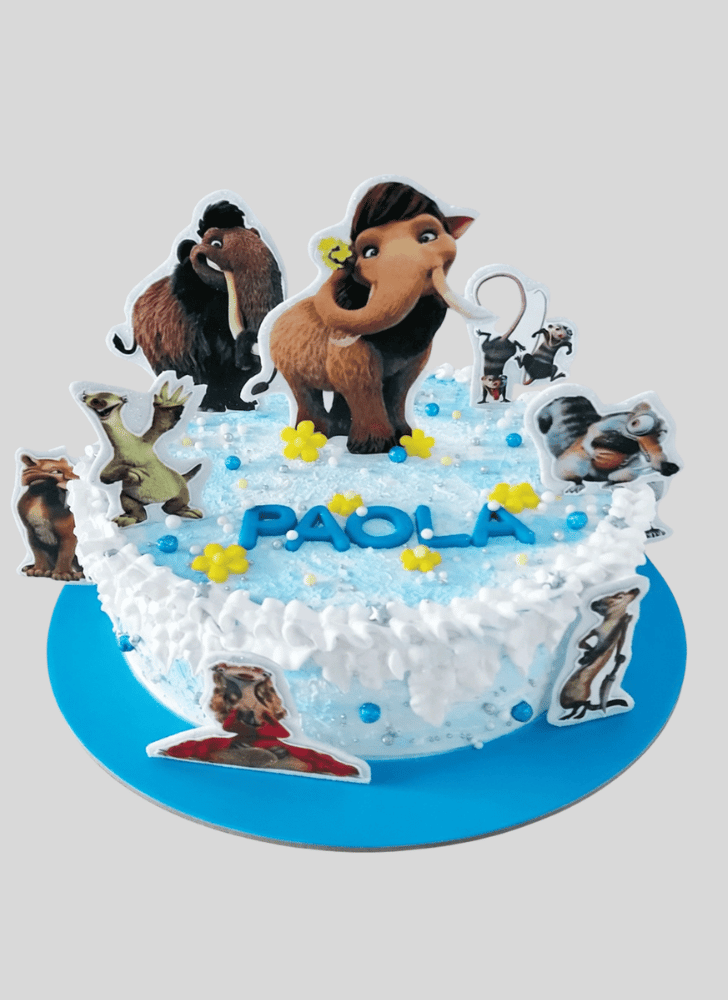Gorgeous Ice Age Cake