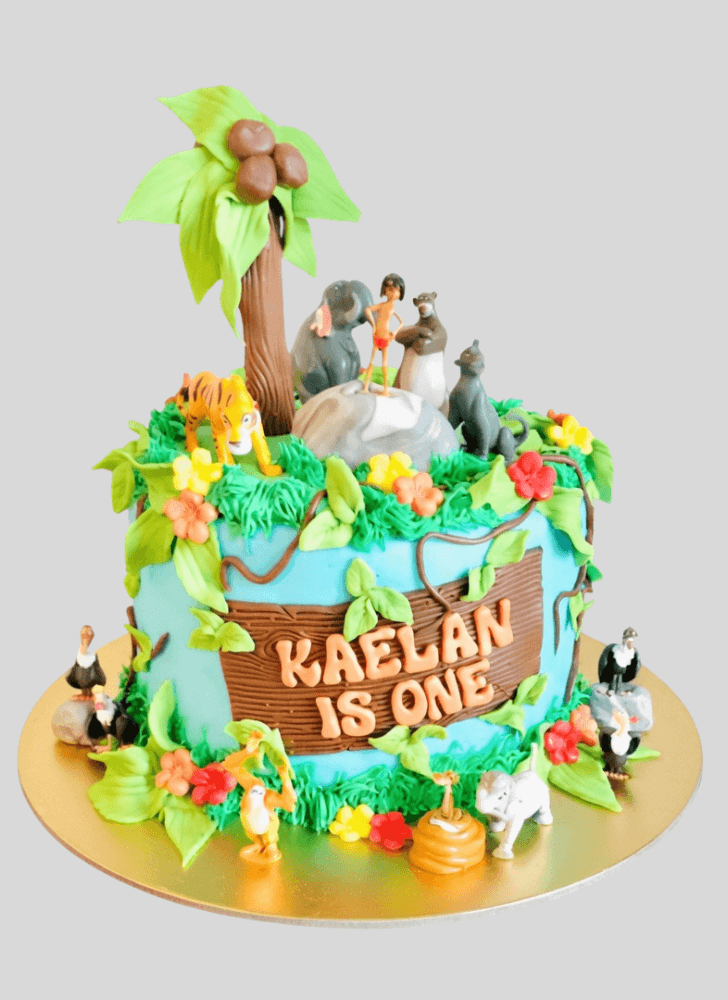 Appealing Jungle Book Cake