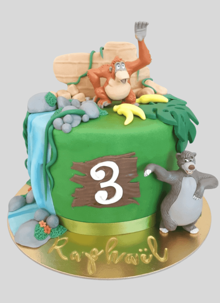 Charming Jungle Book Cake