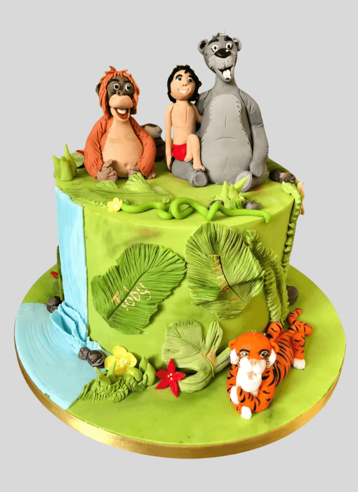Classy Jungle Book Cake