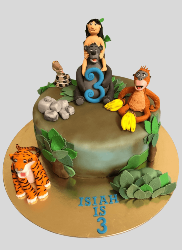 Comely Jungle Book Cake