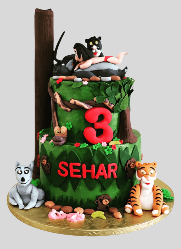Cute Jungle Book Cake
