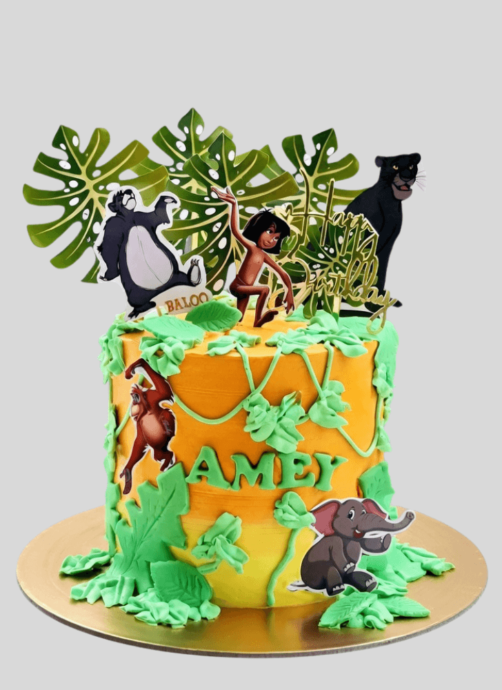 Delightful Jungle Book Cake