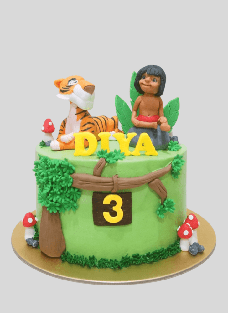 Enthralling Jungle Book Cake