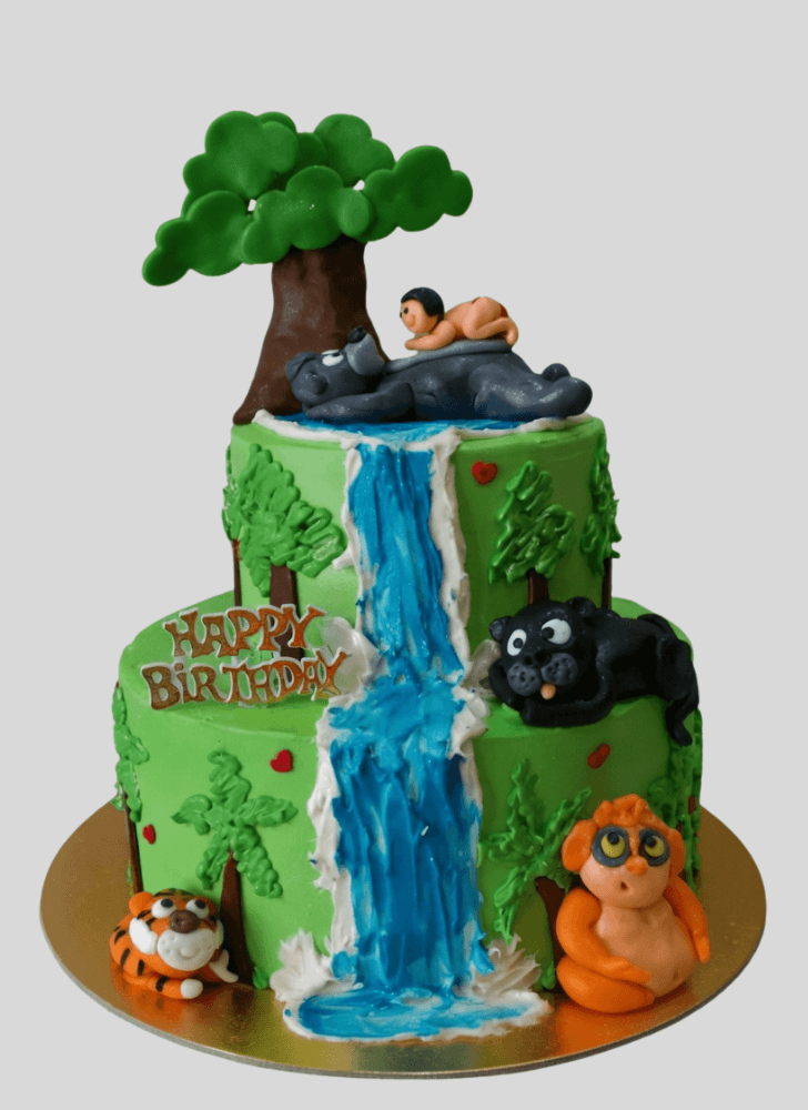 Enticing Jungle Book Cake