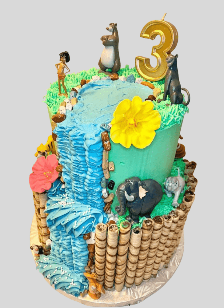 Graceful Jungle Book Cake