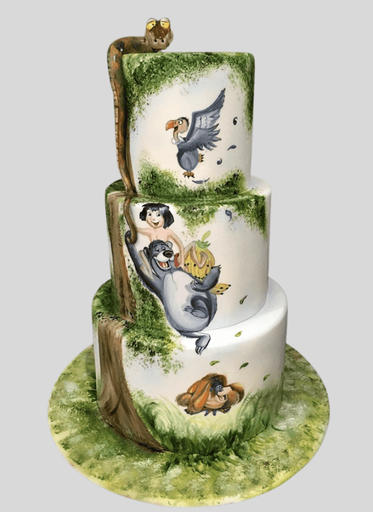 Inviting Jungle Book Cake