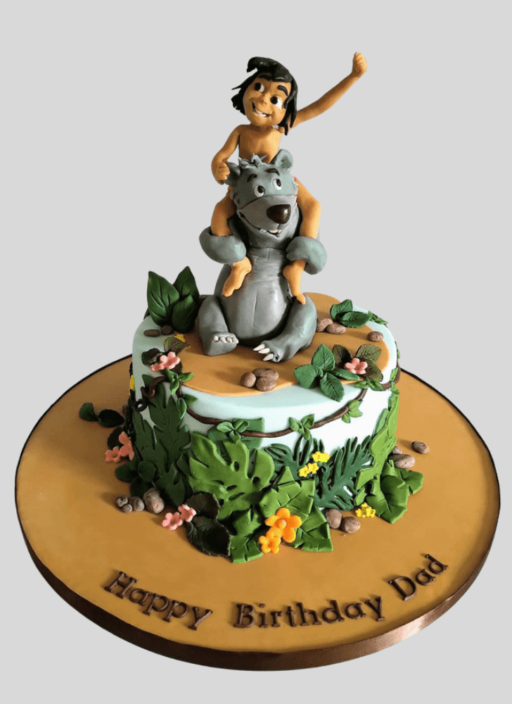 Lovely Jungle Book Cake Design