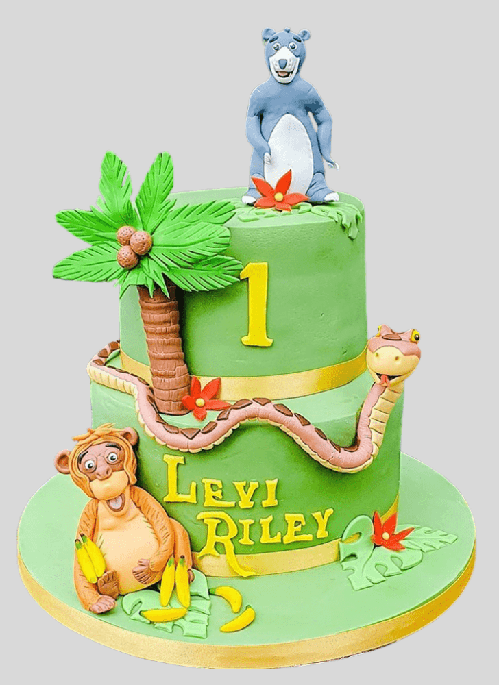 Radiant Jungle Book Cake