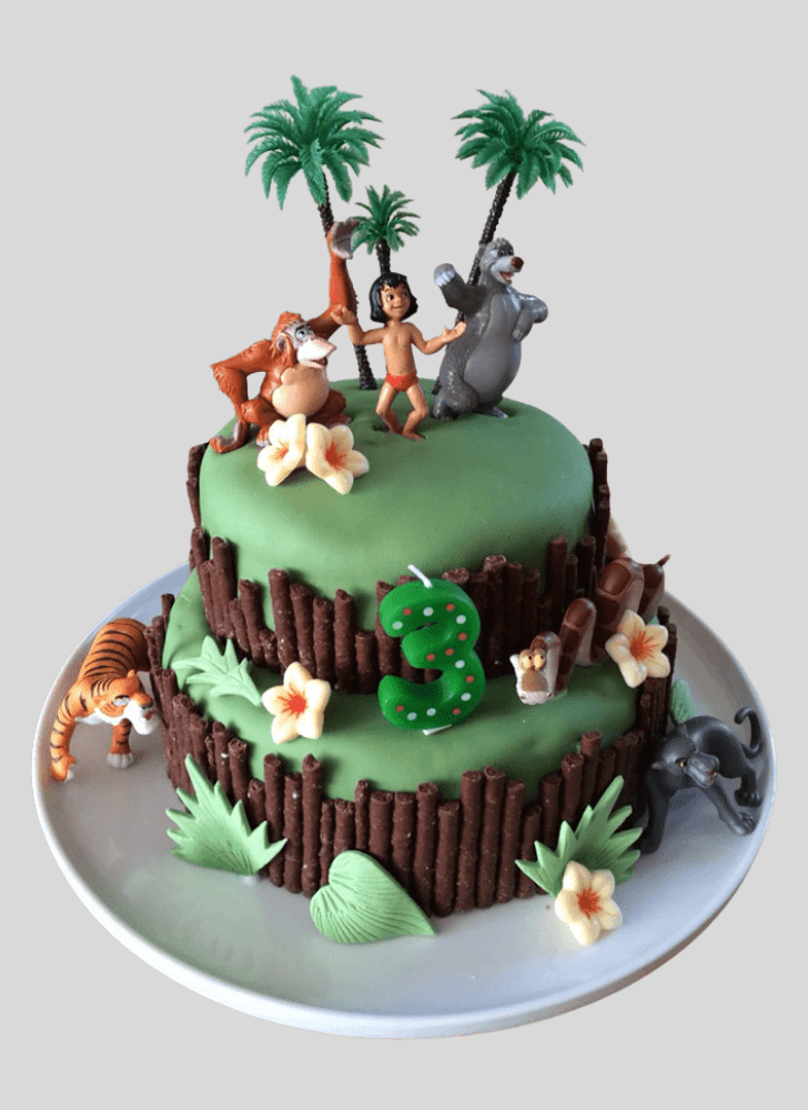 Refined Jungle Book Cake