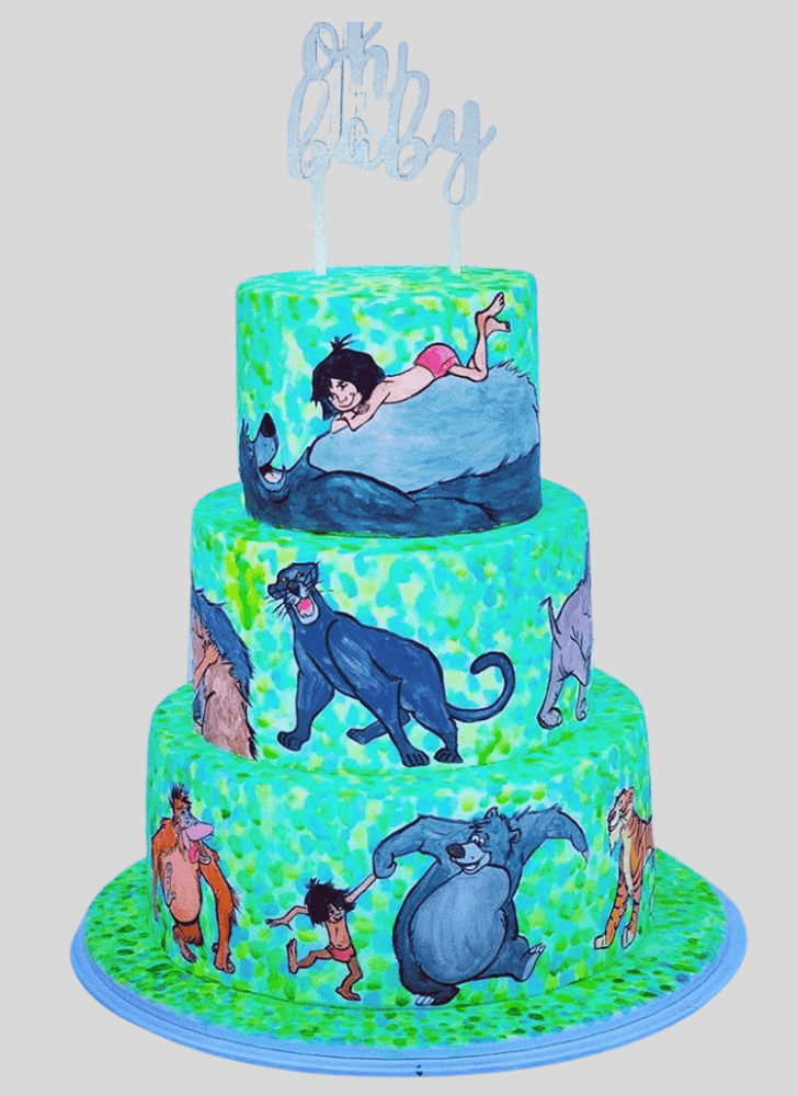 Resplendent Jungle Book Cake