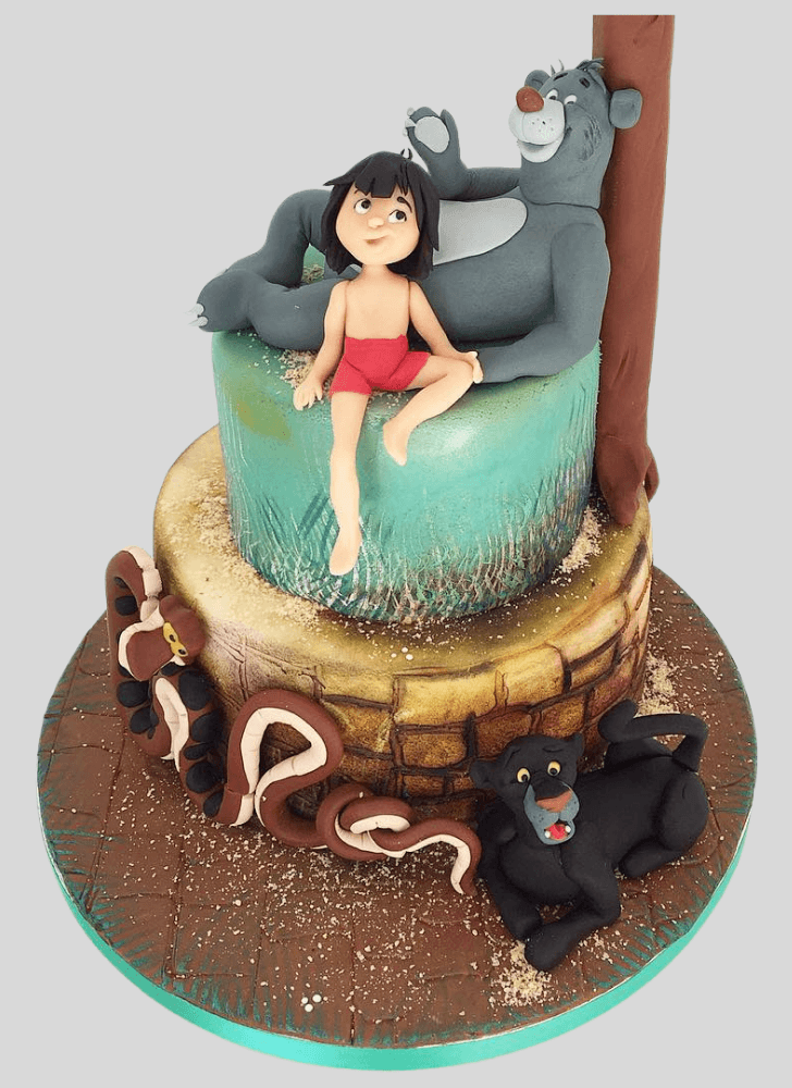 Shapely Jungle Book Cake