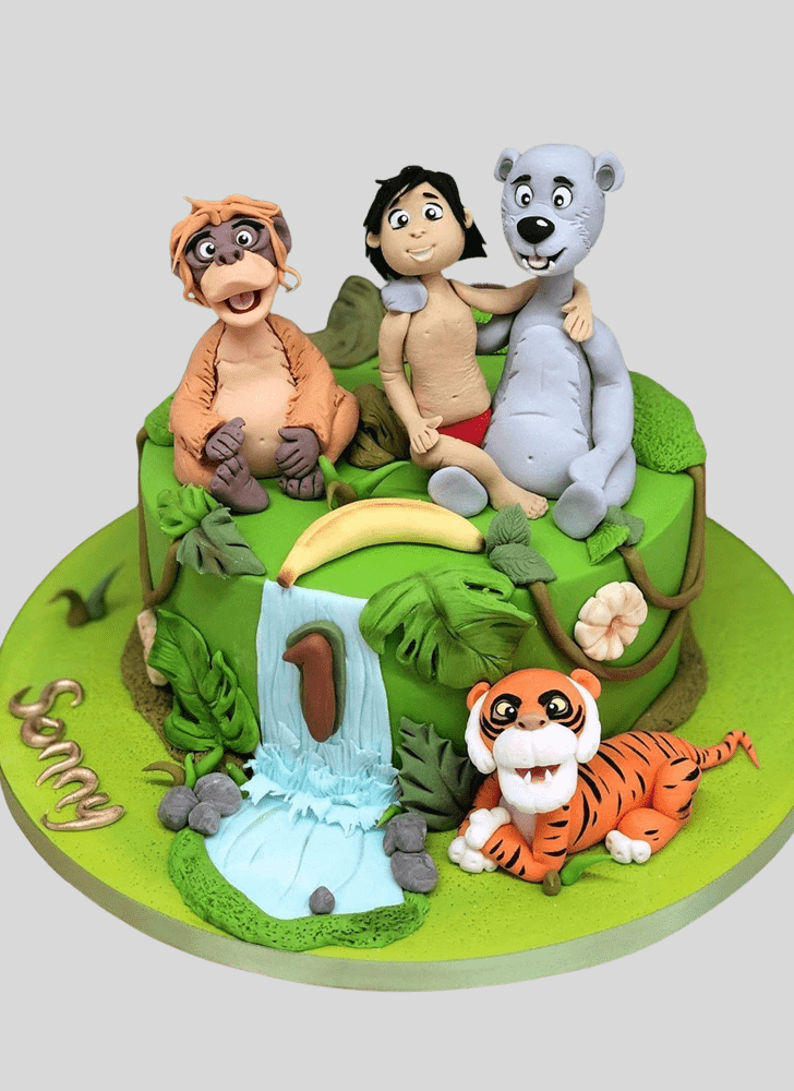 Wonderful Jungle Book Cake Design
