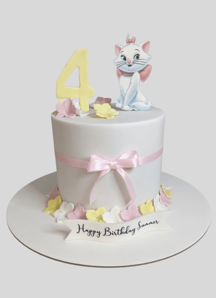 Admirable Disneys Marie Cake Design