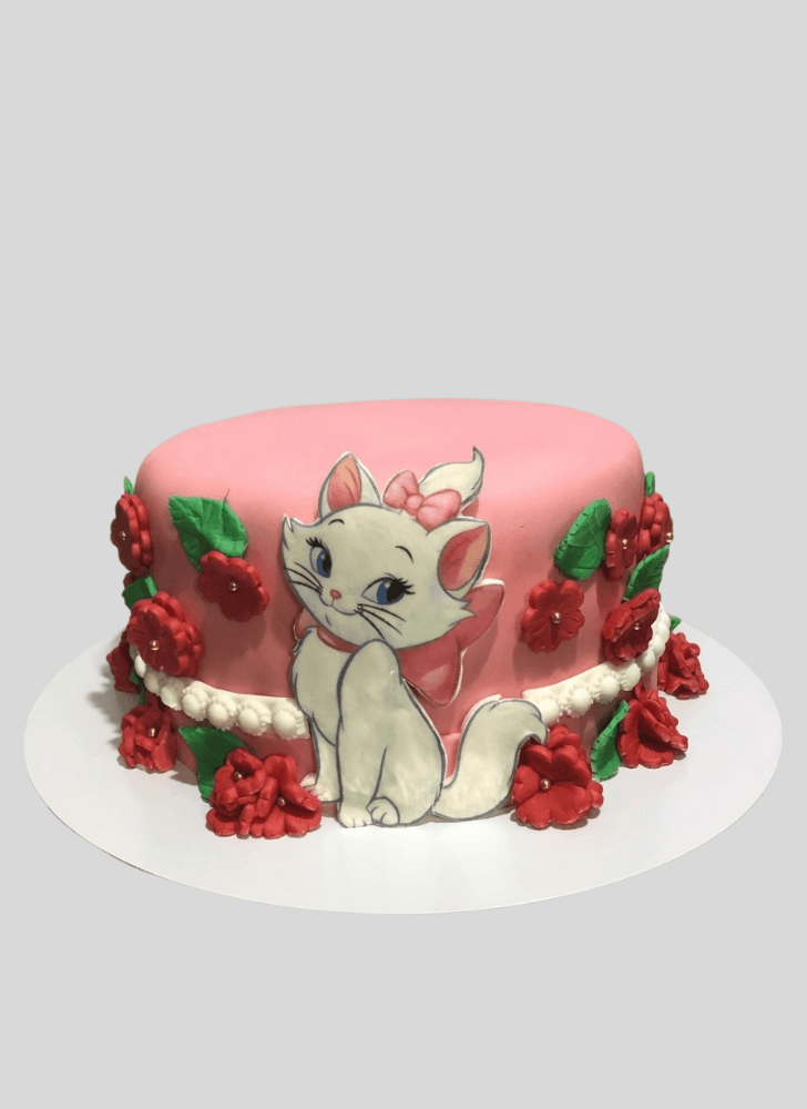 Shapely Disneys Marie Cake