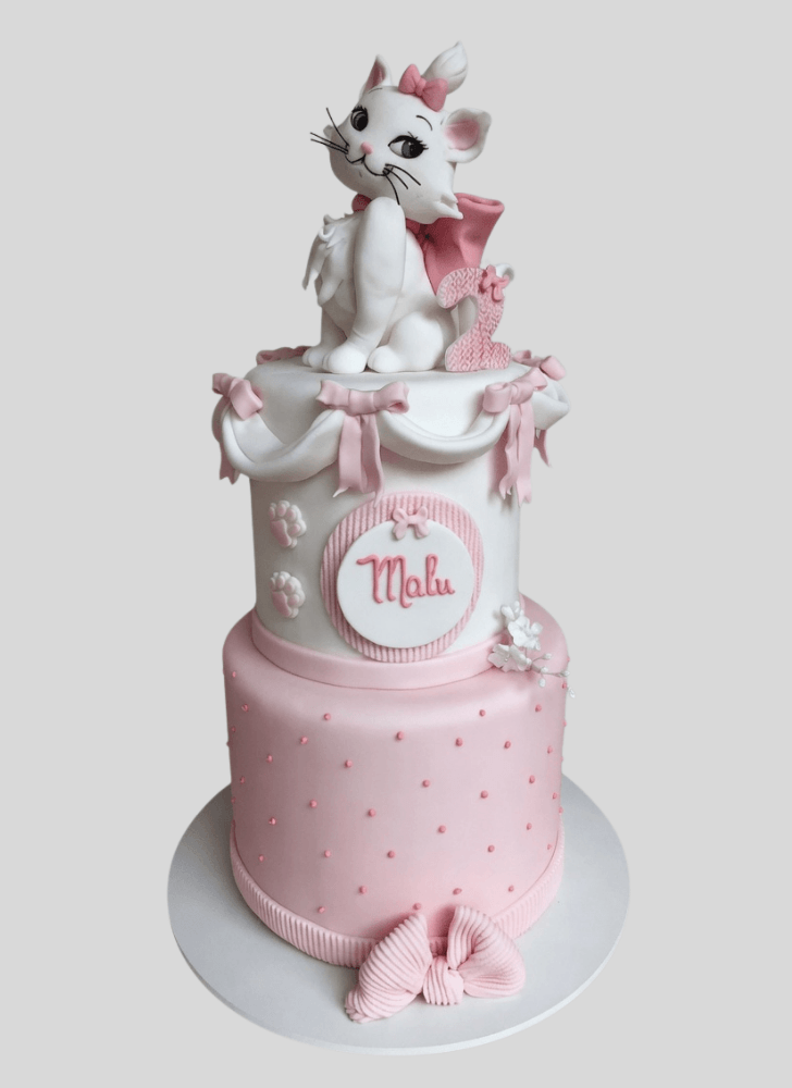 Stunning Disneys Marie Cake
