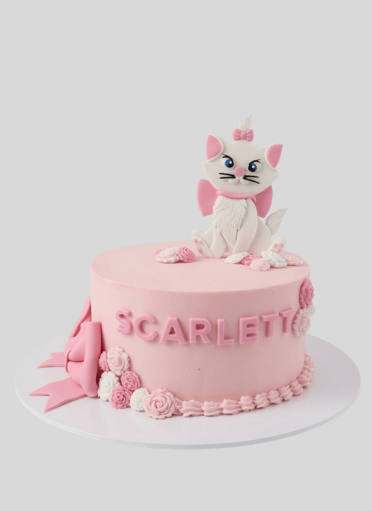 Wonderful Disneys Marie Cake Design