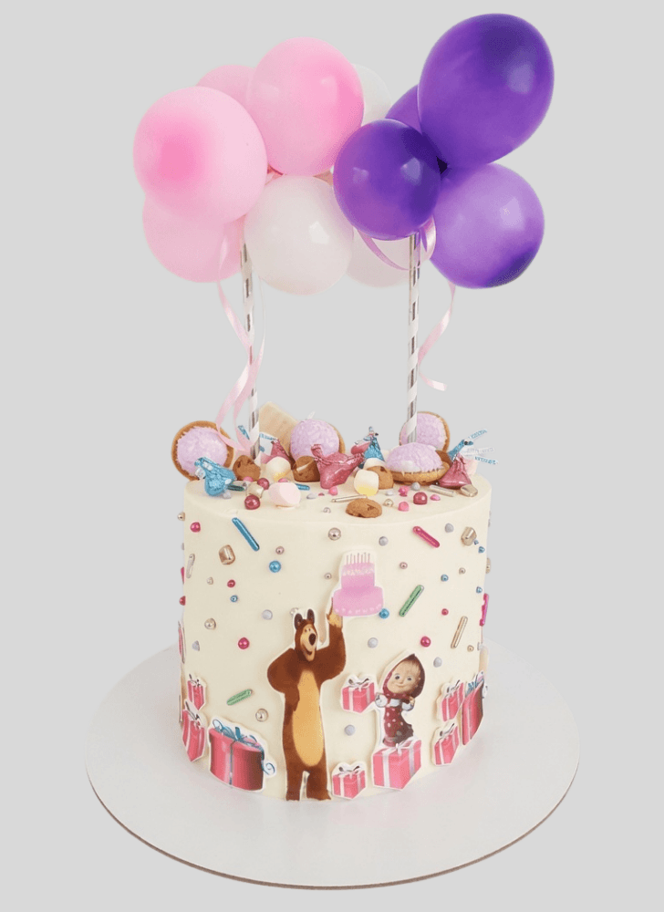 Admirable Masha Cake Design