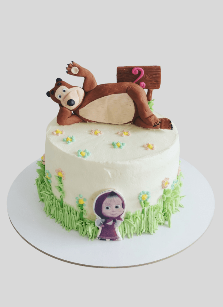 Classy Masha Cake