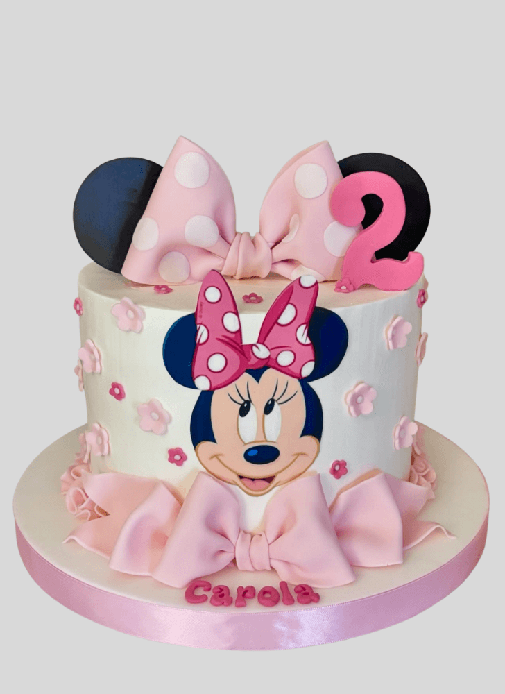 Admirable Minnie Mouse Cake Design