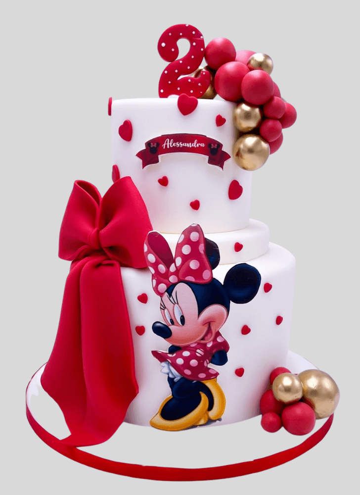 Alluring Minnie Mouse Cake