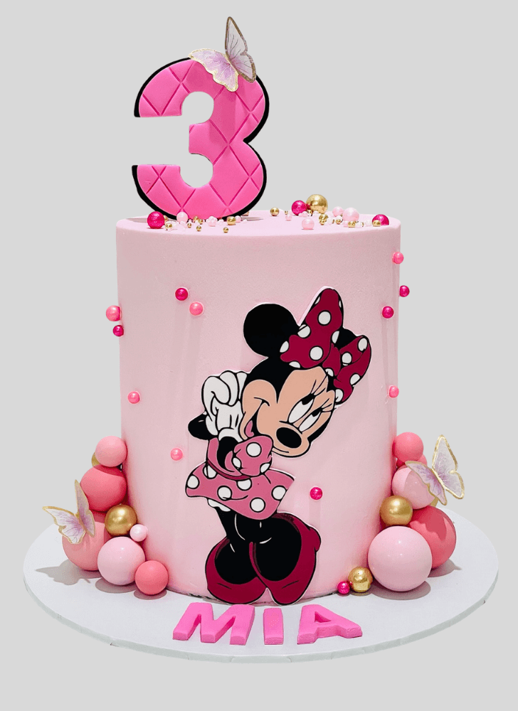 Exquisite Minnie Mouse Cake