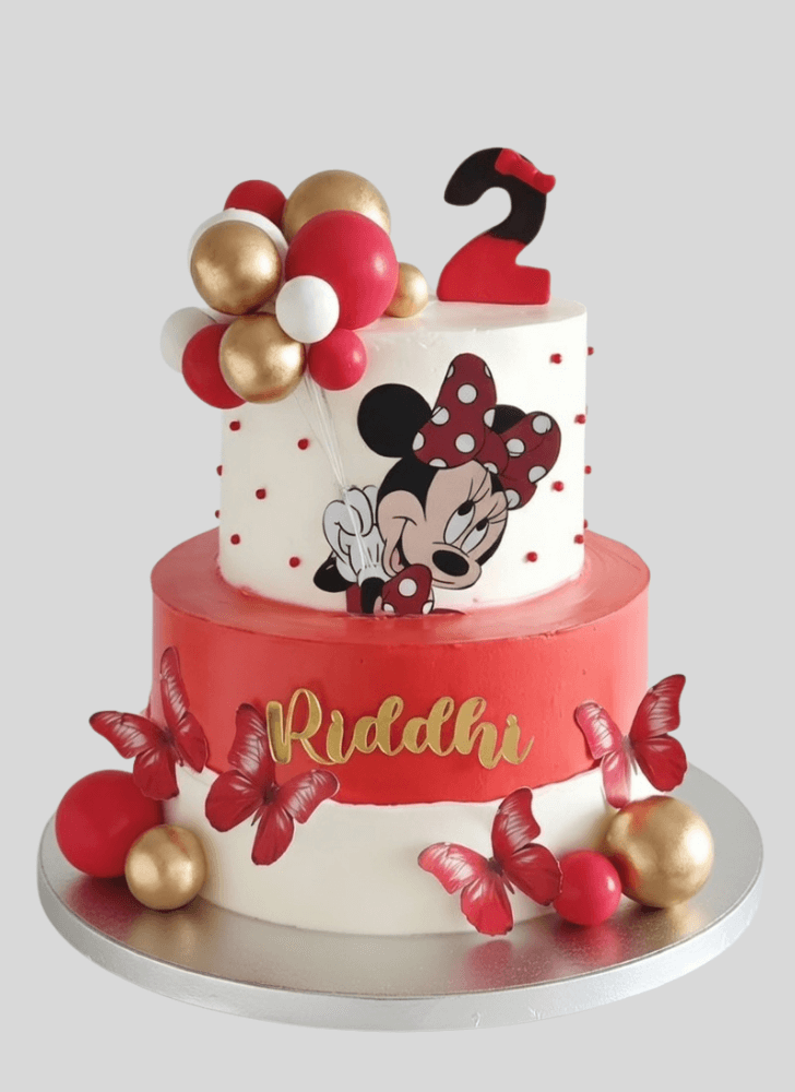 Pretty Minnie Mouse Cake