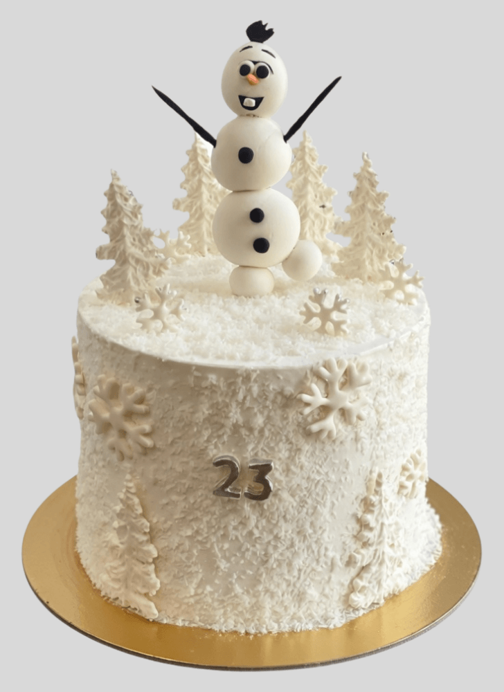 Bewitching Olaf Cake