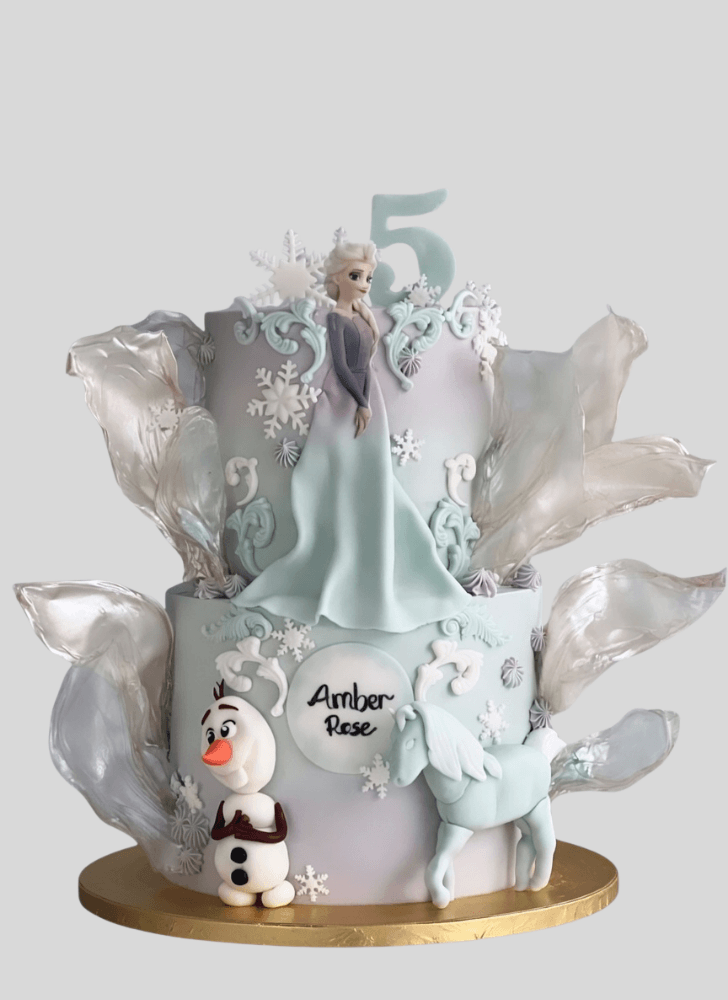 Enthralling Olaf Cake