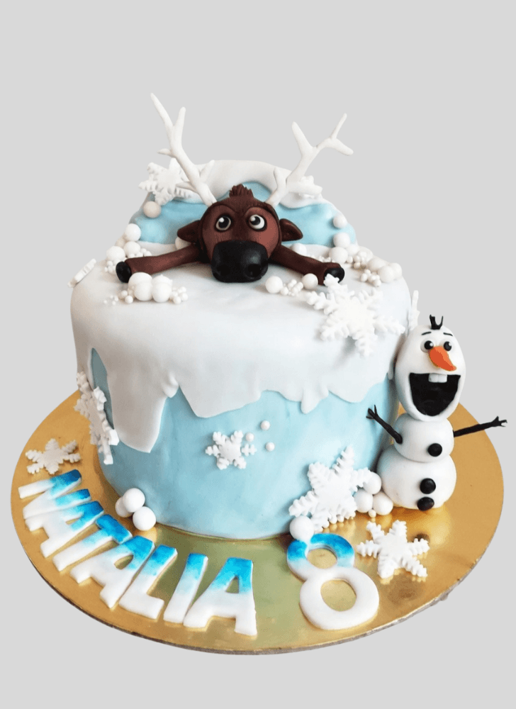 Fascinating Olaf Cake