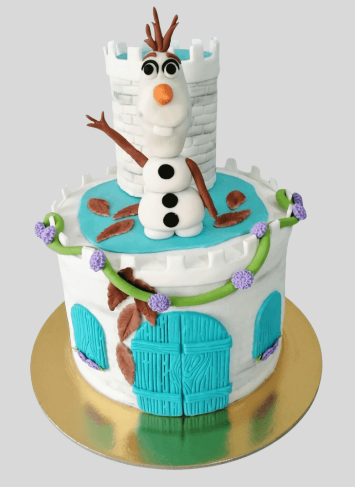 Good Looking Olaf Cake