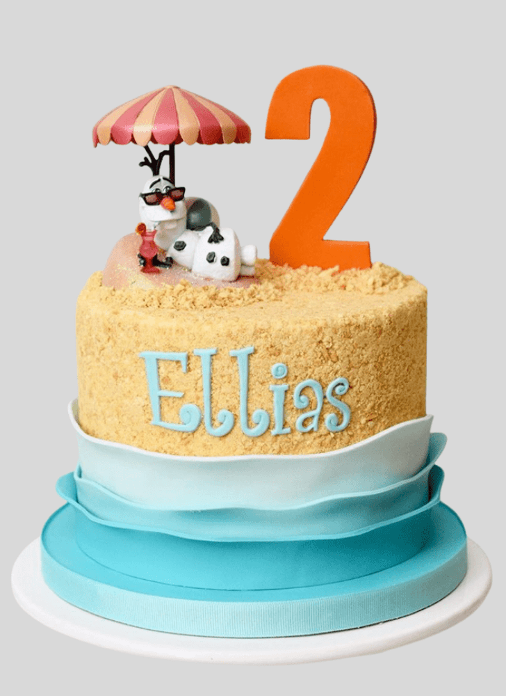 Handsome Olaf Cake