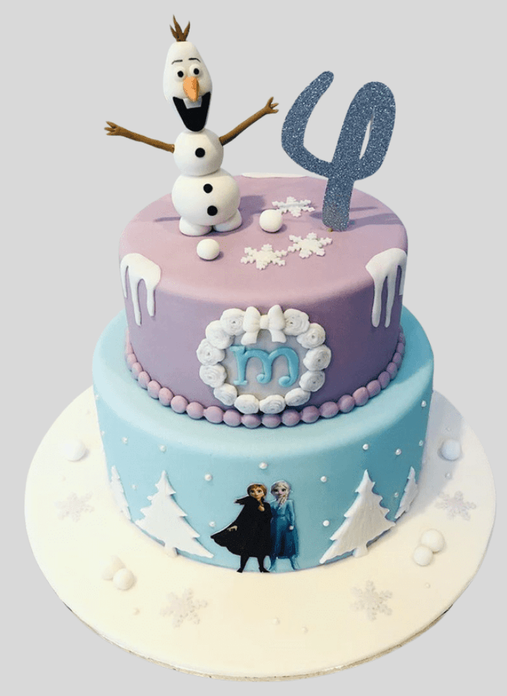 Inviting Olaf Cake