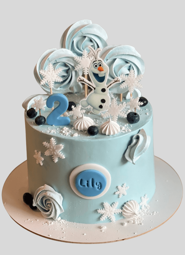 Magnificent Olaf Cake
