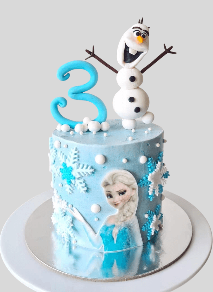 Mesmeric Olaf Cake