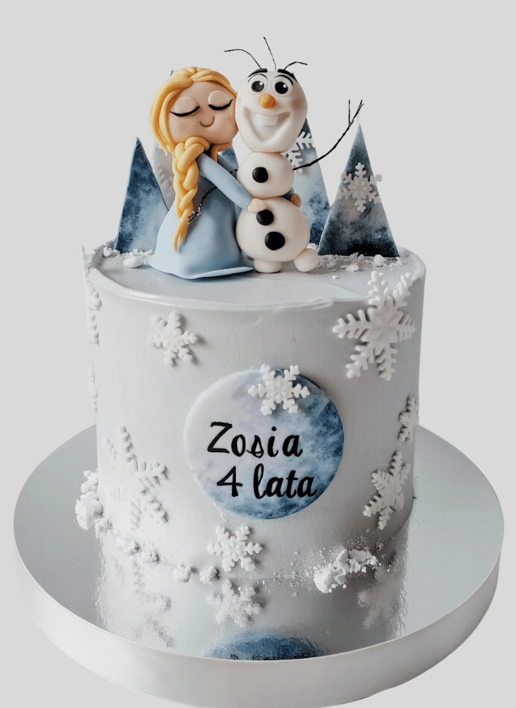 Nice Olaf Cake