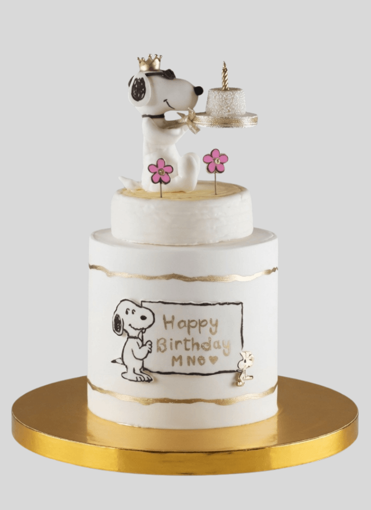 Appealing The Peanuts Movie Cake