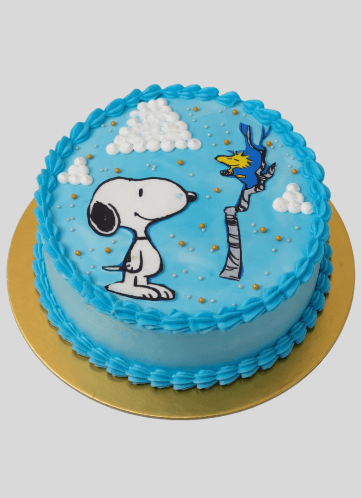 Delicate The Peanuts Movie Cake