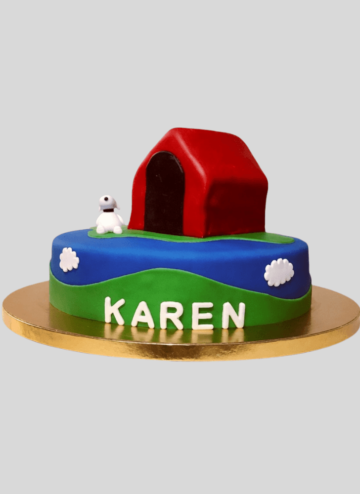 Delightful The Peanuts Movie Cake