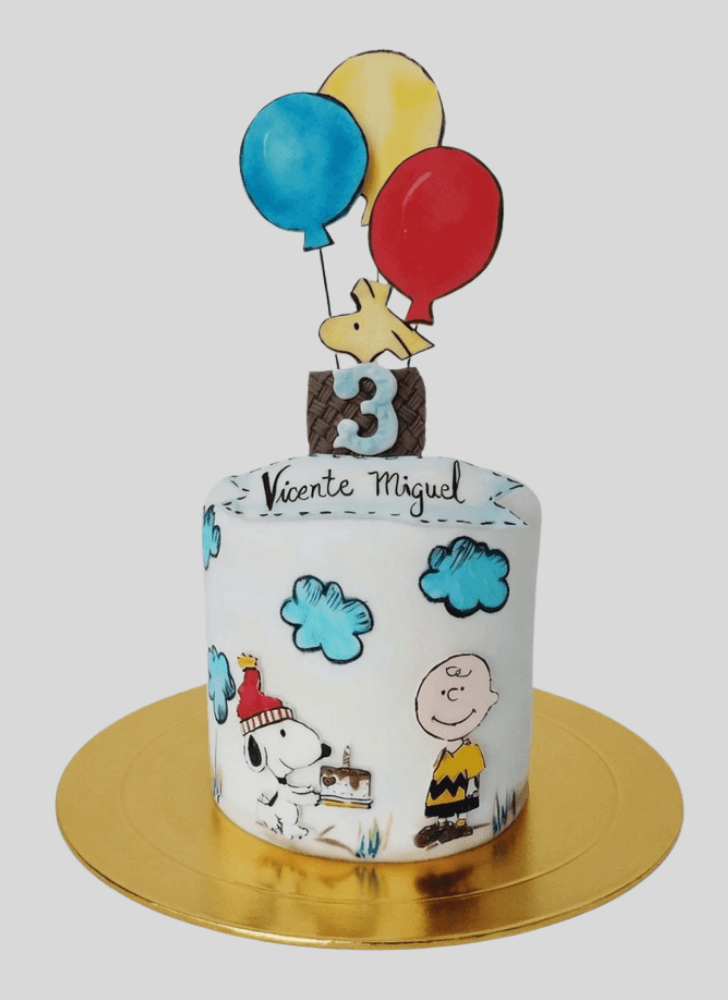 Excellent The Peanuts Movie Cake
