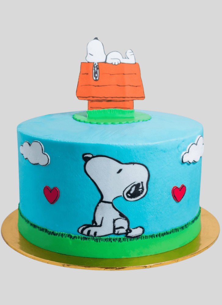Good Looking The Peanuts Movie Cake