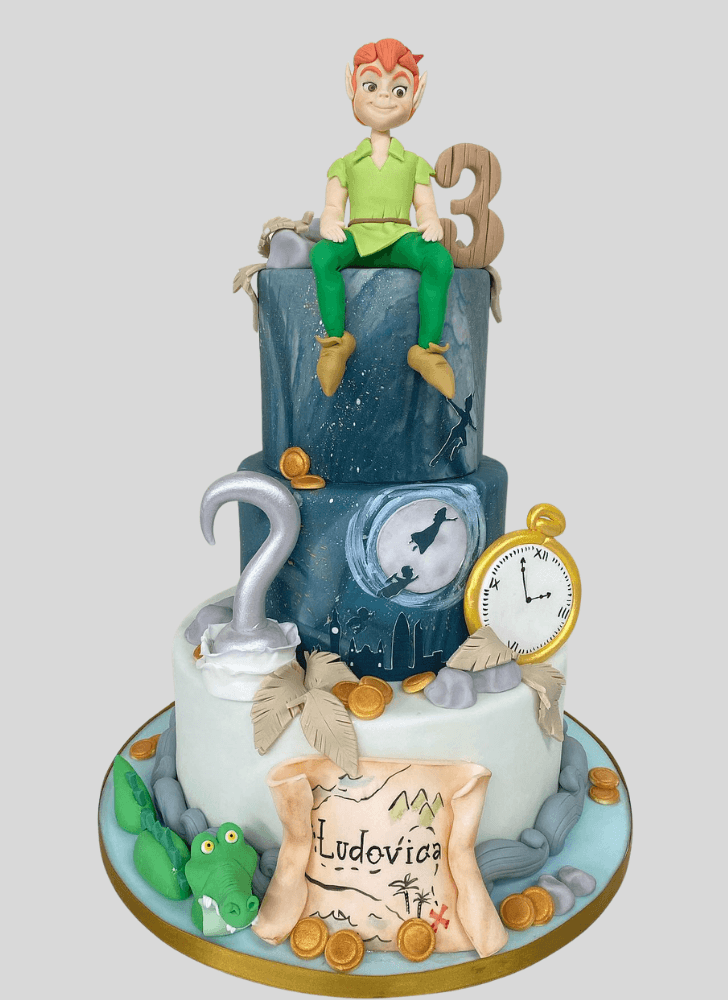 Inviting Peter Pan Cake